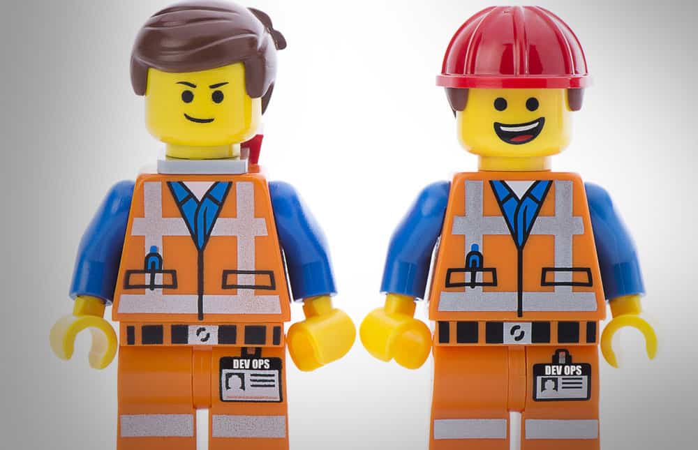 tech workers as Lego characters