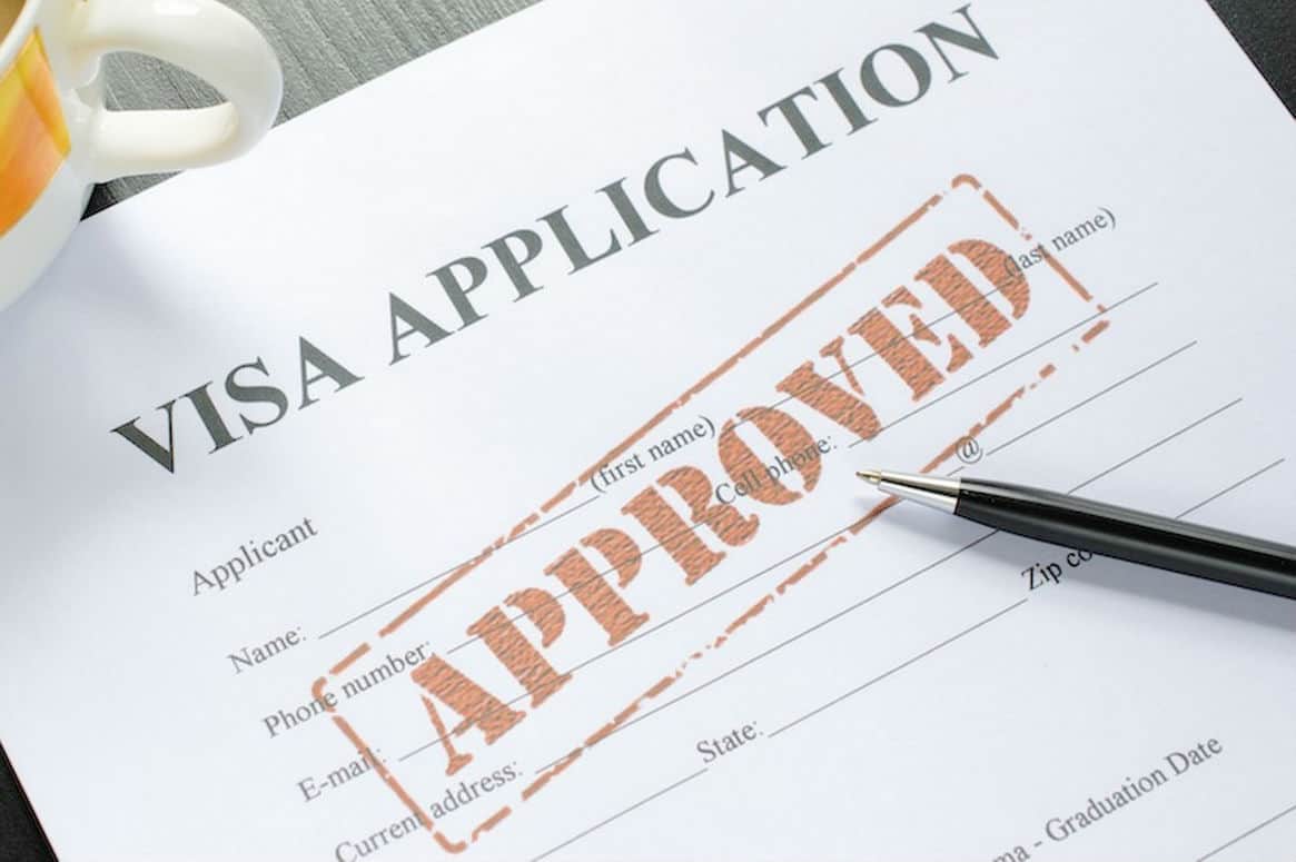 visa application papers for software developers
