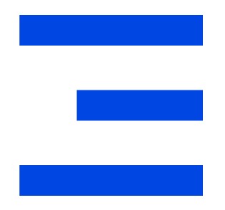 blue symbol of zartis, a software outsorcing company