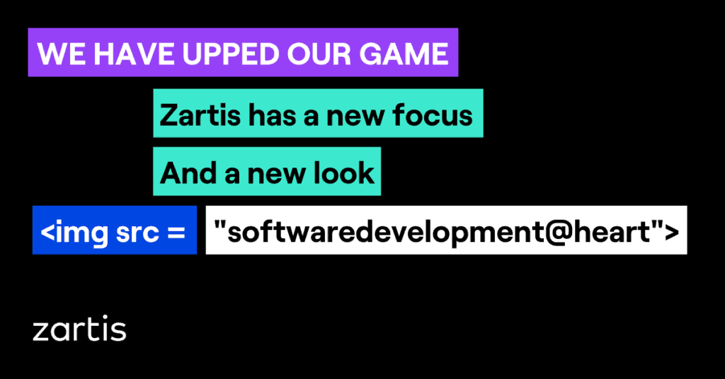 Zartis rebranding announcement as a software company
