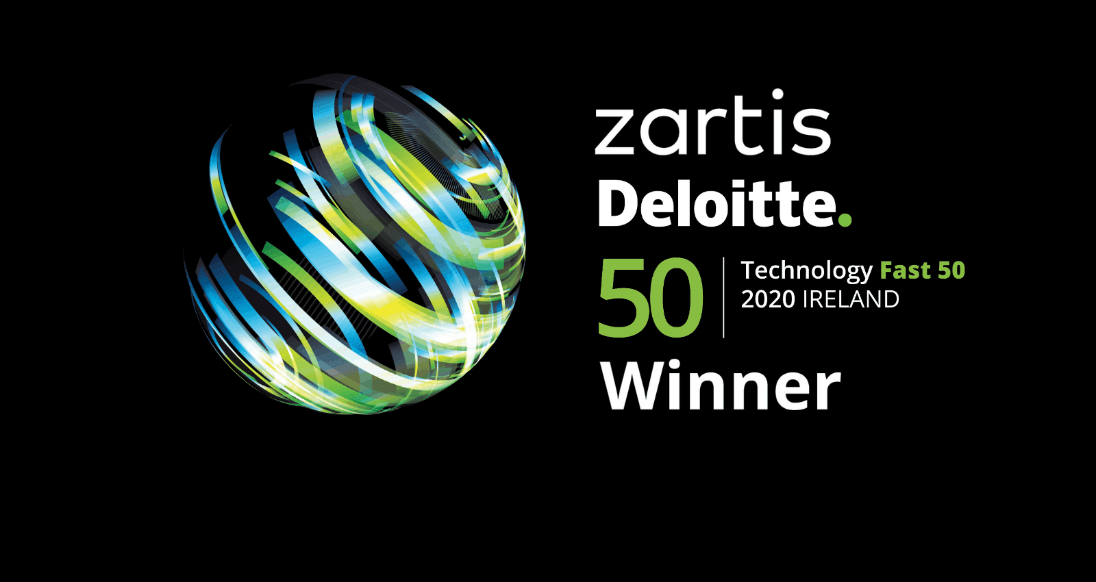 zartis ranking badge for deloitte 2020 technology fast 50 Ireland