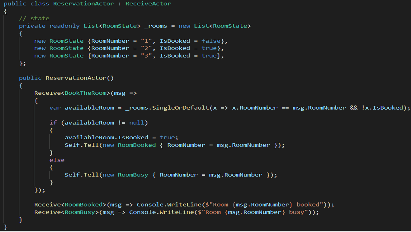 Actor-Model System with Akka.NET