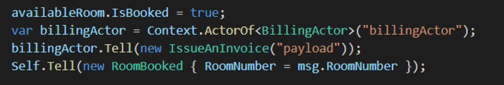 context property within actor model