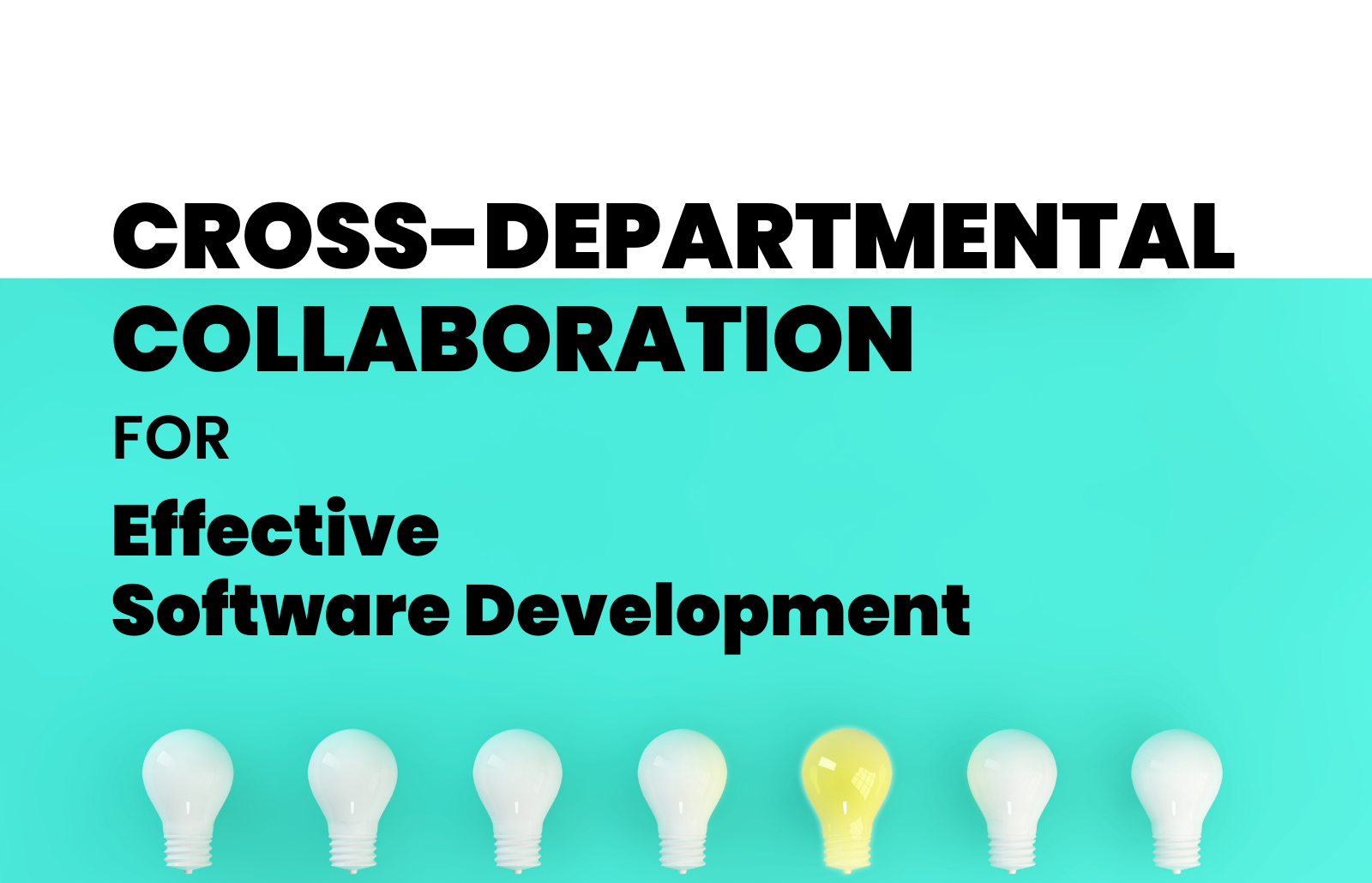 corss functional collaboration in software teams