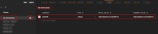 Postman API Automation, baseURL