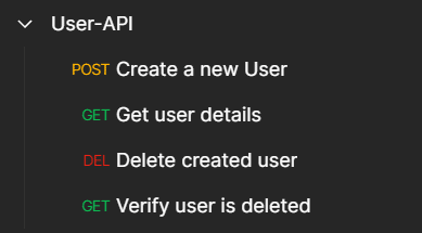 Postman user creation