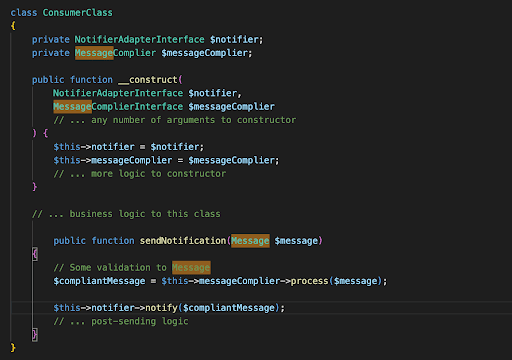 hexagonal architecture classes