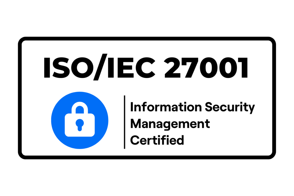 ISO 27001 certification badge