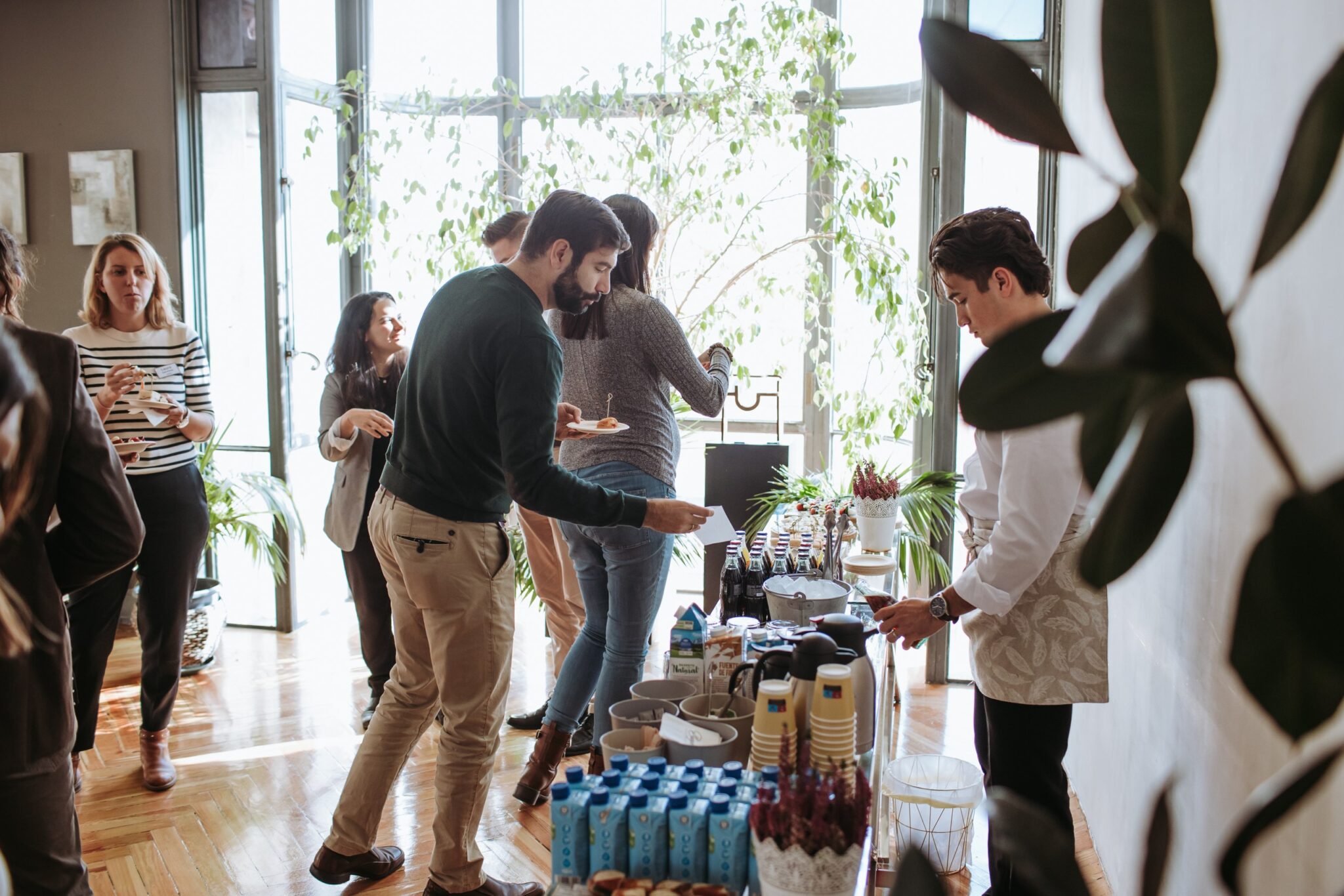 AI summit lunch