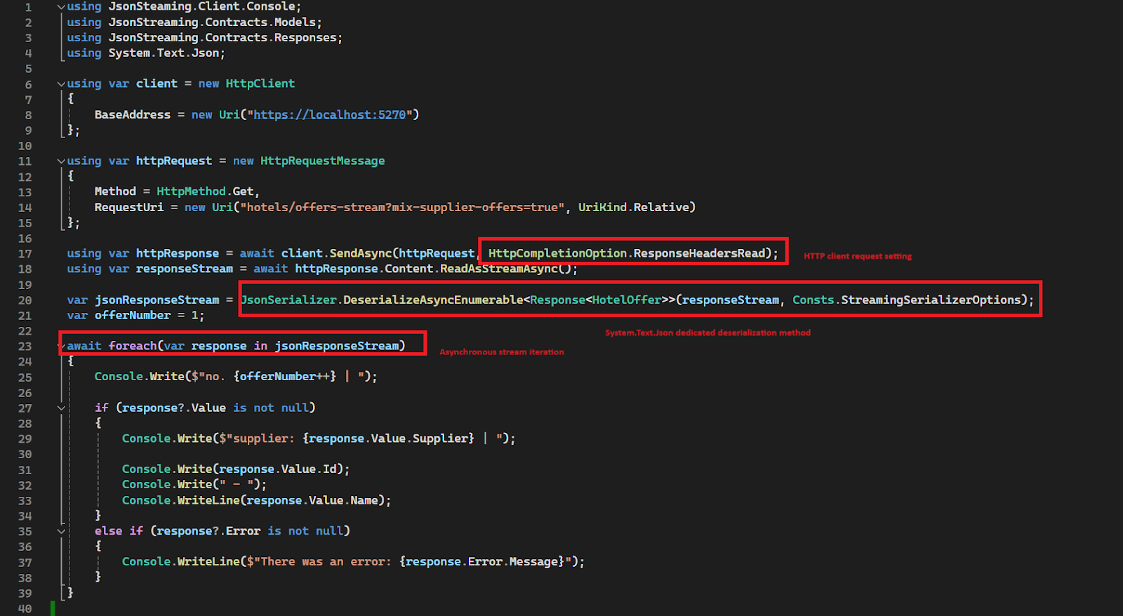 Asynchronous Data Streaming with HTTP+JSON - .NET and JavaScript ...