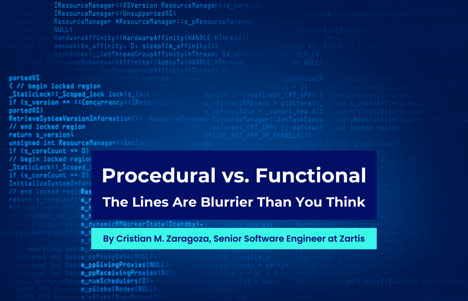 Procedural vs Functional programming