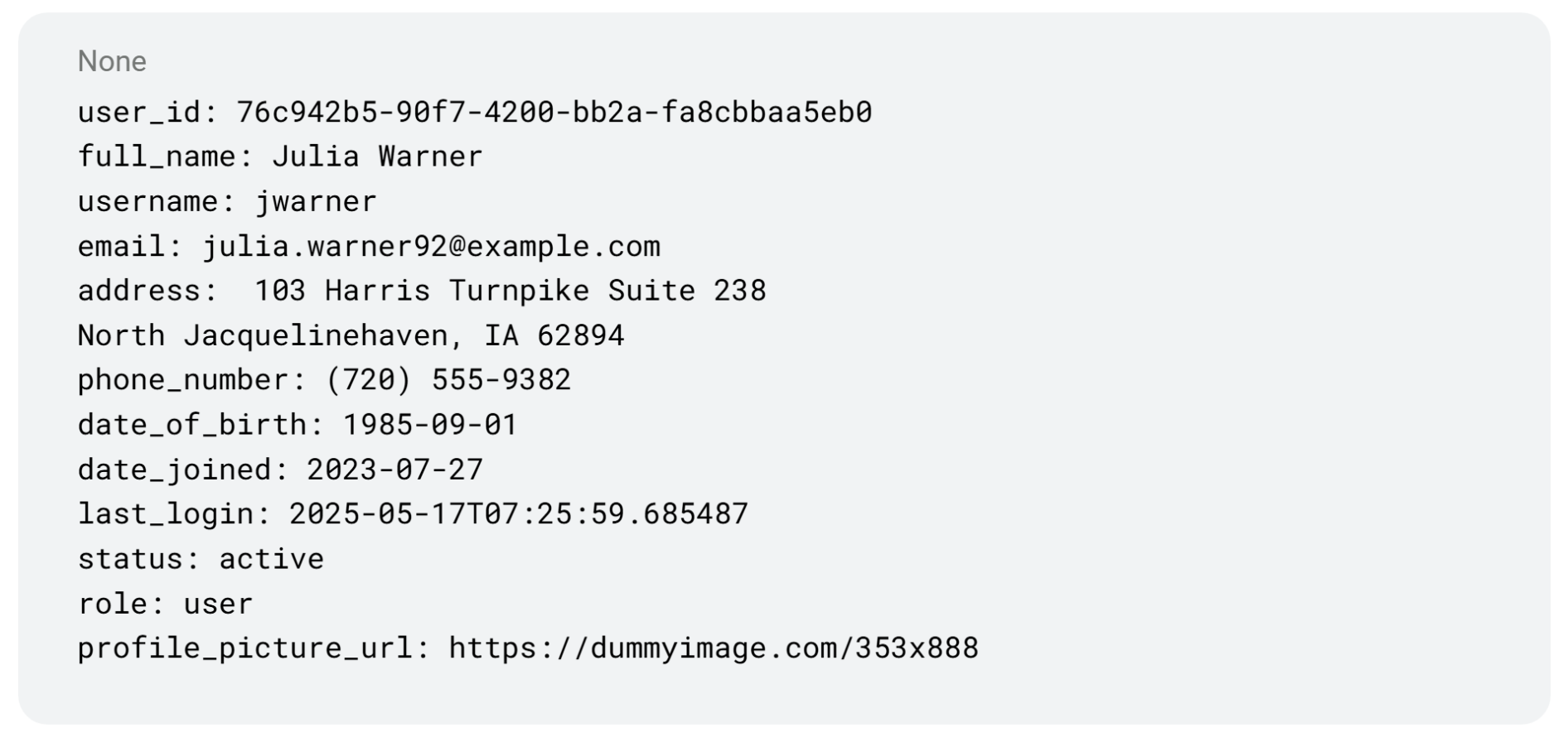 Generating Realistic Data using Faker Library