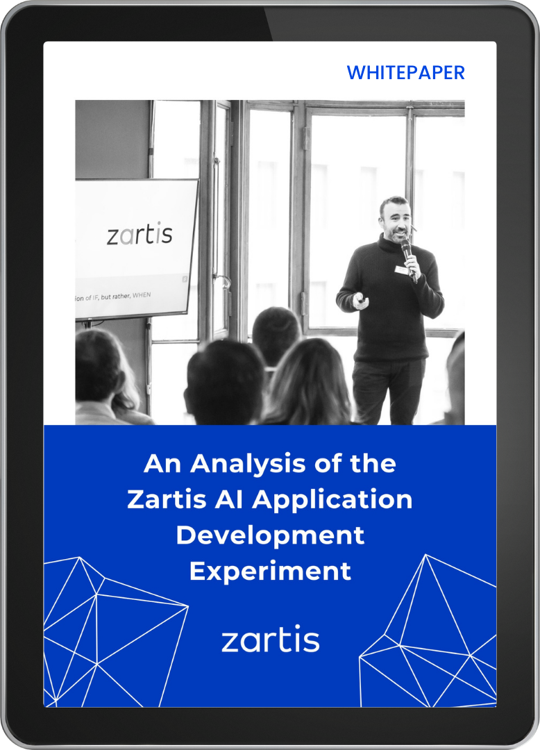 An Analysis of the Zartis AI Application Development Experiment