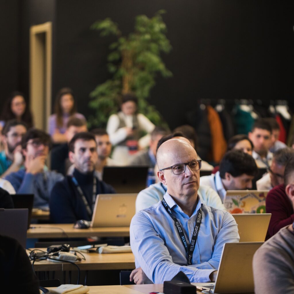People at the Claude Code Lab workshop in Madrid