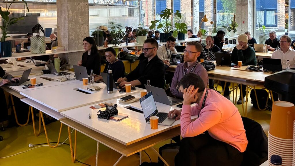 People at the Claude Code Lab workshop in London