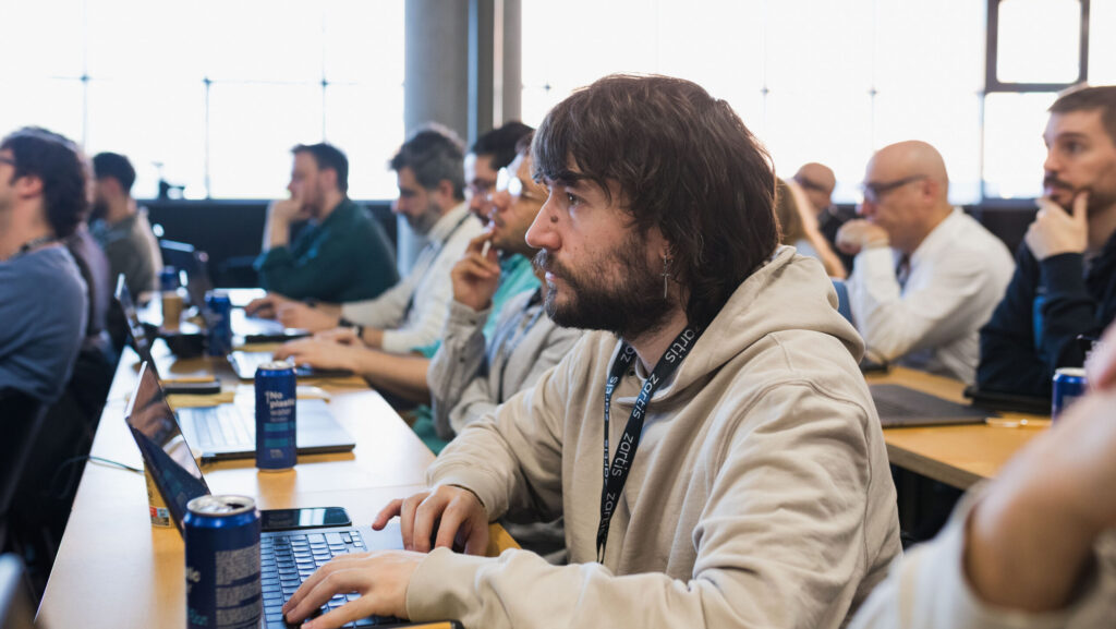 People at the Claude Code Lab workshop in Madrid