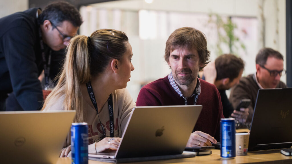 People at the Claude Code Lab workshop in Madrid