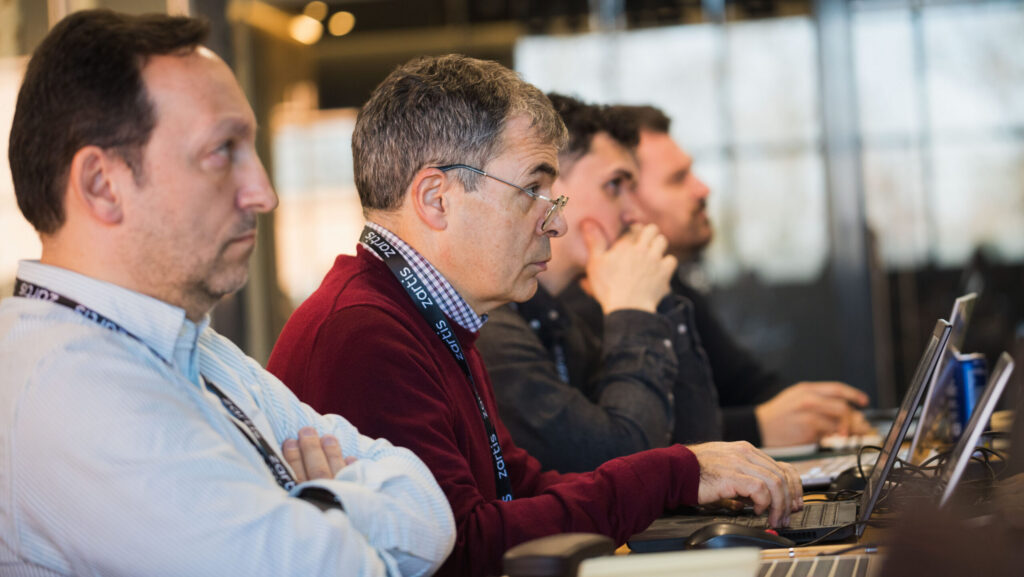 People at the Claude Code Lab workshop in Madrid