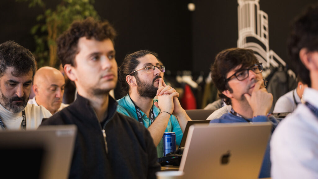 People at the Claude Code Lab workshop in Madrid